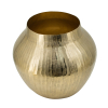 Gold Chisel Flower Vase