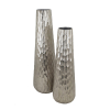 Silver Nickel Aluminum Vases | 19.5" (Set of 2)