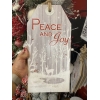 Peace and Joy Christmas Sign