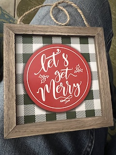 Square Wood Signs