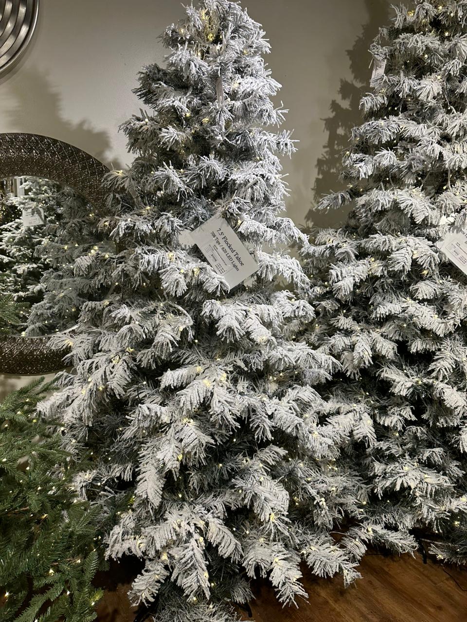 A&B Flocked Christmas Tree | Tahoe | 7.5Ft