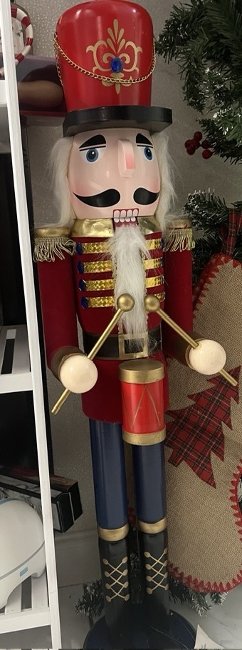 Red and Blue Nutcracker