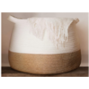 Large Woven Rope Basket