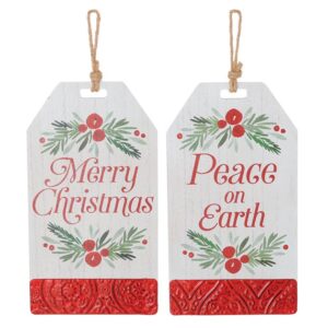 LARGE CHRISTMAS ORNAMENT TAG