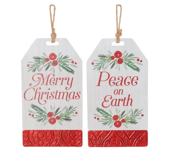LARGE CHRISTMAS ORNAMENT TAG