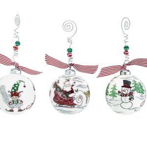 ORNAMENT SNOWMAN ELVES SANTA