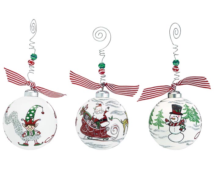 ORNAMENT SNOWMAN ELVES SANTA