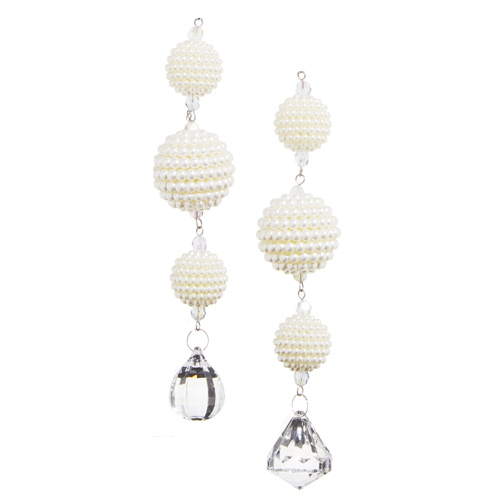 RAZ 7.5" PEARL ORNAMENT