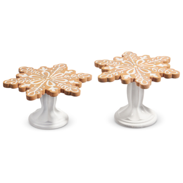 8" GINGERBREAD COOKIE PEDESTAL