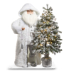 37" ARTIC WINTER SANTA WITH LIGHTED TREE