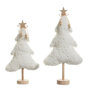 19" SHERPA CHRISTMAS TREES