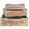 WOODLAND NESTED CHRISTMAS CRATES