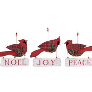 Christmas Cardinal Wall Hangers