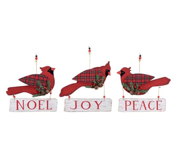 Christmas Cardinal Wall Hangers