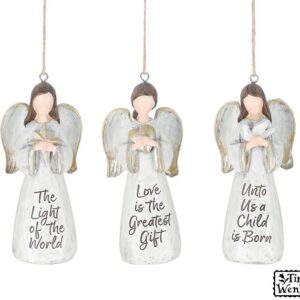 HOLIEST NIGHT ANGEL ORNAMENT ASSORTMENT