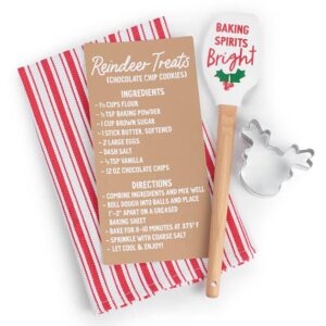 REINDEER TEA TOWEL BAKING GIFT SETS