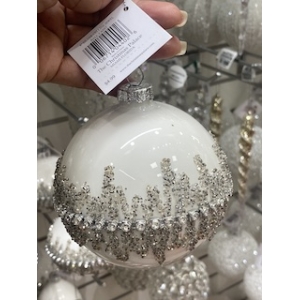 4' SILVER CELLINI JEWEL BALL3 ASST