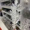 30" WHITE GLITTER FANCY TWIGSPRAY