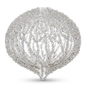 CHAMPAGNE JEWEL GLASS ORN | 6in