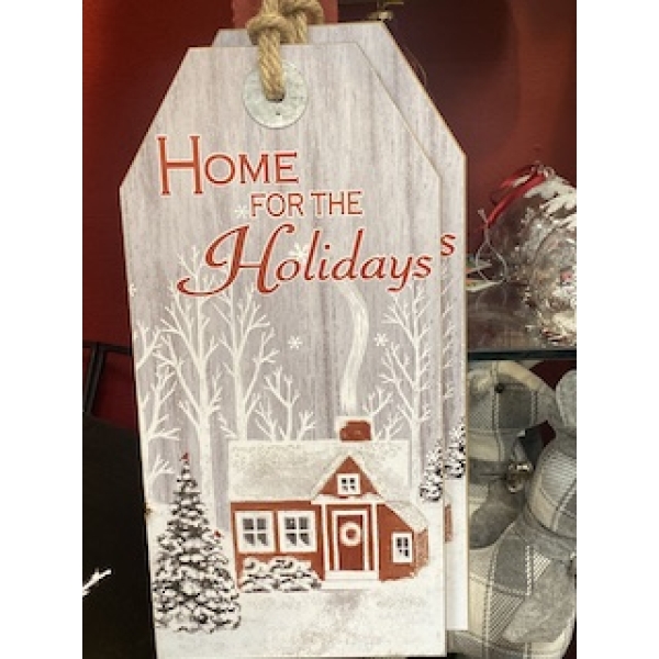 Home for the Holidays Sign