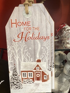 Home for the Holidays Sign