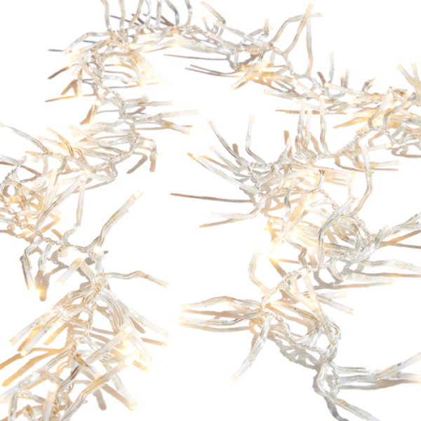 G3937036 RAZ 19.6' CLUSTER GLND CLEAR WIRE W/600 WHITE LIGHTS W/REMOTE (REF G3737043)