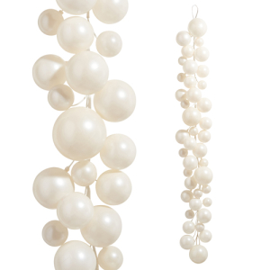 RAZ Pearl Ball Garland | Size: 4Ft