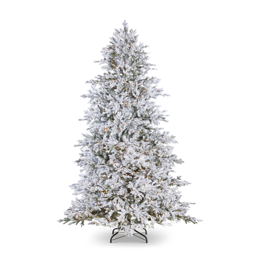 RAZ Christmas Tree | Flocked Silverado Fir | 7.5Ft