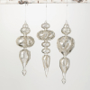 SILVER FINIAL ORNAMENT | 3 ASST