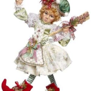 MARK ROBERTS  North Pole Joy Maker Elf Girl Medium 16.5"