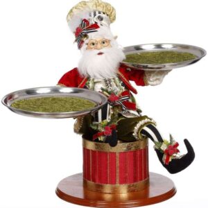 MARK ROBERTS SITTING SERVER ELF 17.5"