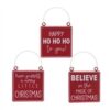 Ornament (3 Asst) 7.75"H