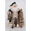 Karen Didion Lighted Emerald Woods Santa