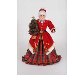 Karen Didion Lighted 20" Traditional Mrs. Claus