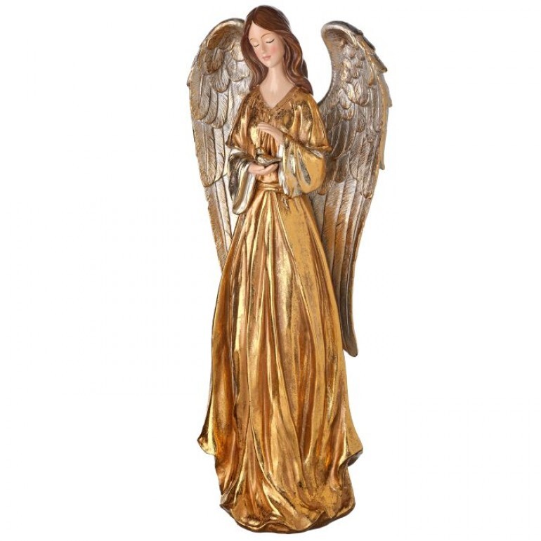 Regency International Resin Angel with Dove | 18"