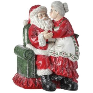 MTX68383 7.8"RESIN SANTA & MRS CLAUS IN CHAIR