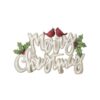 Resin Holly Merry Christmas Table PC | Size:12"