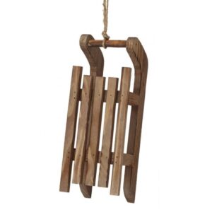 MTX73844 10.5" MDF WINTER CHALET SLED W/JUTE