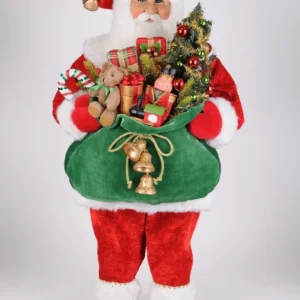 Karen Didion Lighted Bearing Gifts Santa