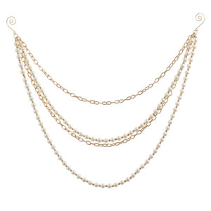 G4417572 27" Pearl Chain Garland