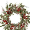 WINTER FROSTED W/BERRY AND HOLLY WREATH