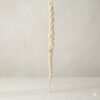 17" white string pearl ornament