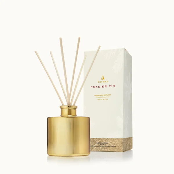 Frasier Fir Gilded Reed Diffuser, Petite Gold, Single 4oz