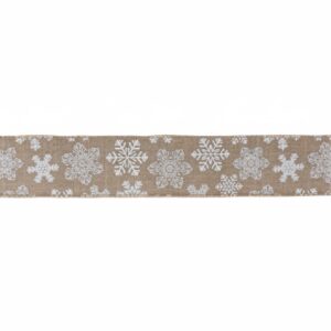 87070 Snowflake Ribbon (4" x 5Yds)
