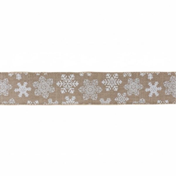 Snowflake Ribbon (4" x 5Yds)