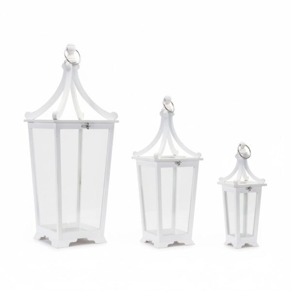 White Lanterns (Set of 3)