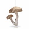 Double Mushroom Ornament