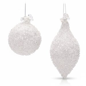 97948 Melrose White Ornament