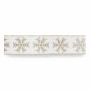 Melrose Snowflake Ribbon (4" x 5Yds)