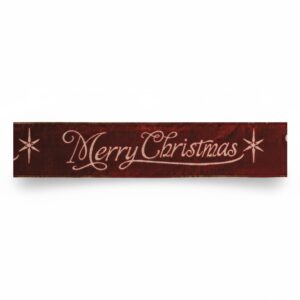 98312 Melrose Red Merry Christmas Ribbon (4" x 5Yds)